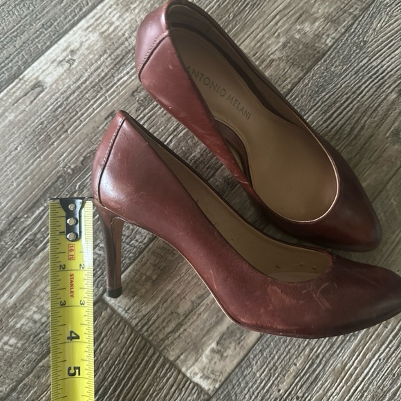 ANTONIO MELANI BROWN HEELS, 6 1/2 M - Picture 11 of 11